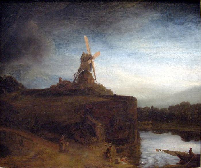 REMBRANDT Harmenszoon van Rijn The Mill china oil painting image